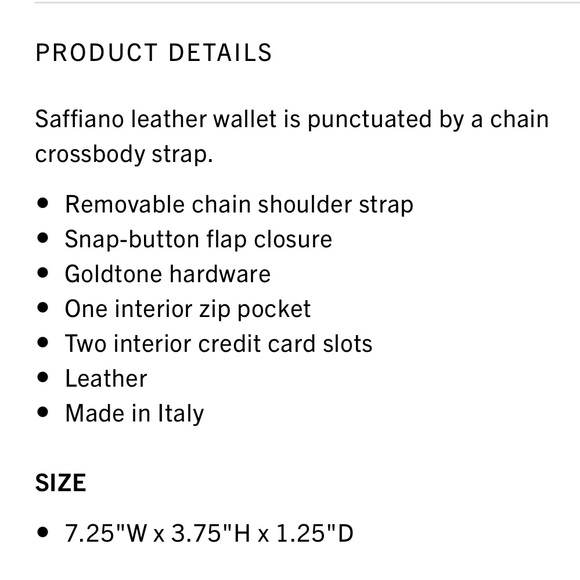 ❌SOLD❌ Prada Classic Wallet on Chain Black - Picture 15 of 16